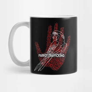 Macaw Parrot Stop Trafficking Mug